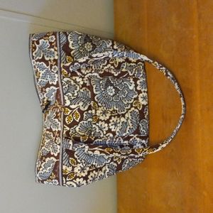 Vera Bradley XL "Vera" Tote - Slate Blooms